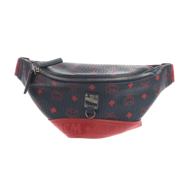 Gürteltasche, in Navy, Leder, MCM