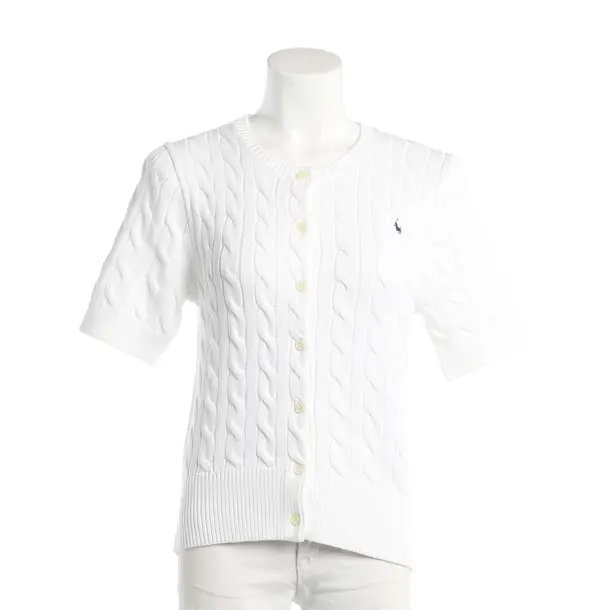 Cardigan, in Bianco, Cotone, Polo Ralph Lauren