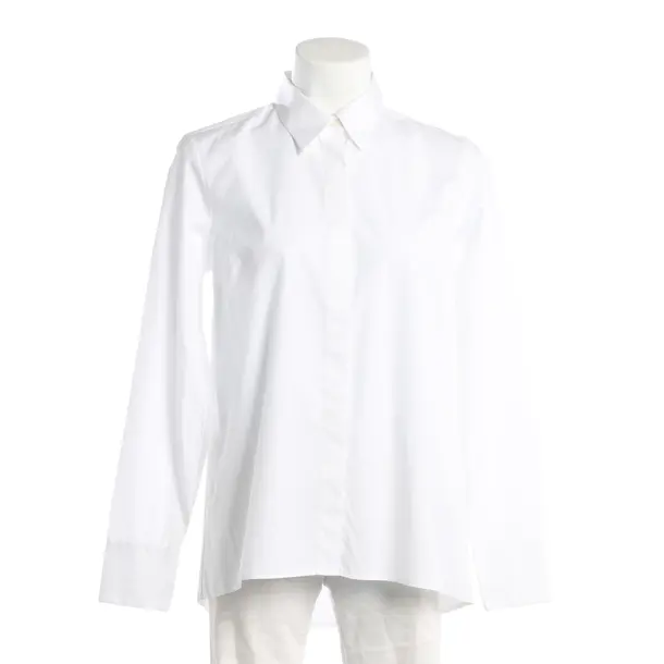 Blouse, in White, Cotton, Van Laack