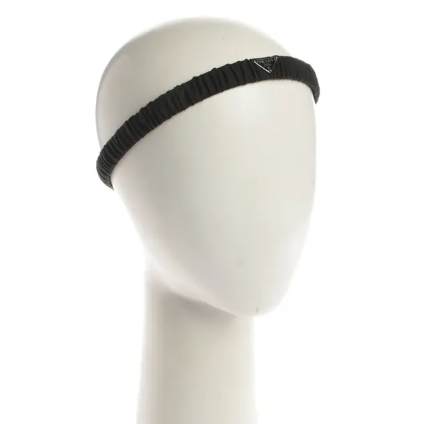 Headband, in Black, Polyimide, Prada