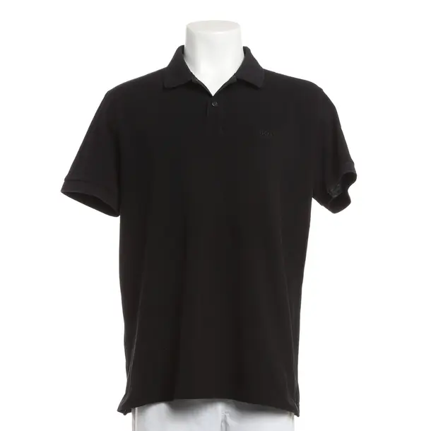 Polo Shirt, in Black, Cotton, Hugo Boss Green