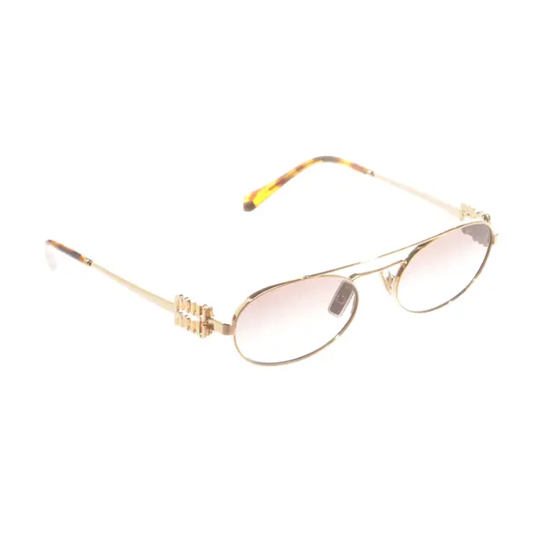 Occhiali da sole, in Oro, Plastica / metallo, Miu Miu