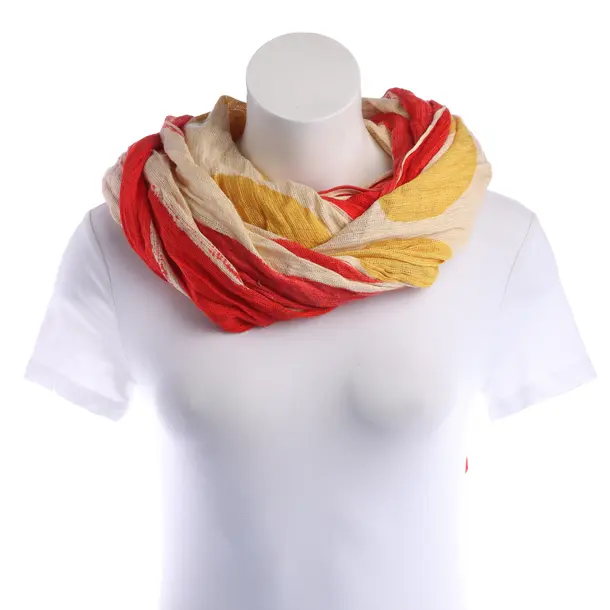 Shawl, in Multicolored, Viscose, Closed