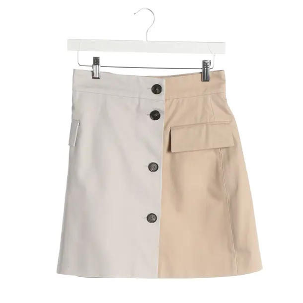 Rock, in Grau, Baumwolle, MSGM