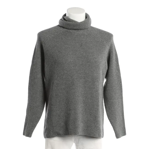 Jumper, in Gray, Wool, Closed