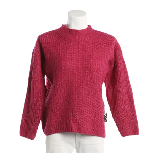 Jumper, in Raspberry, Wool, Hugo Boss Red Label