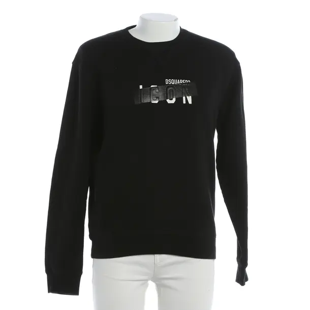 Sweatshirt, in Black, Cotton, Dsquared