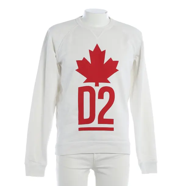 Sweatshirt, in White, Cotton, Dsquared