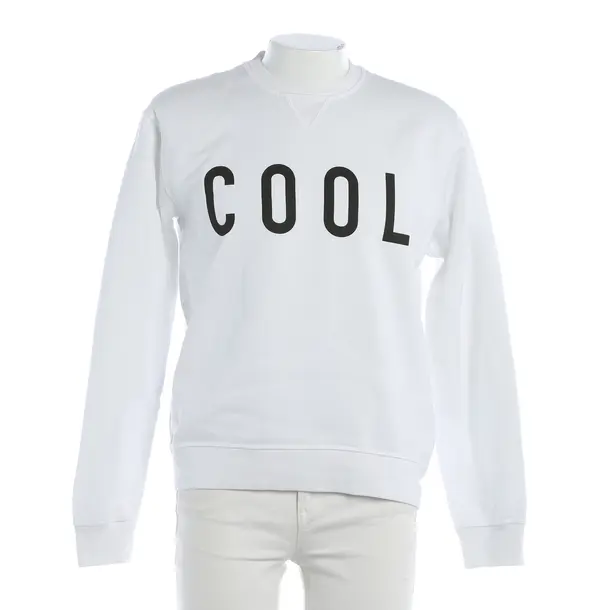 Sweatshirt, in Weiß, Baumwolle, Dsquared