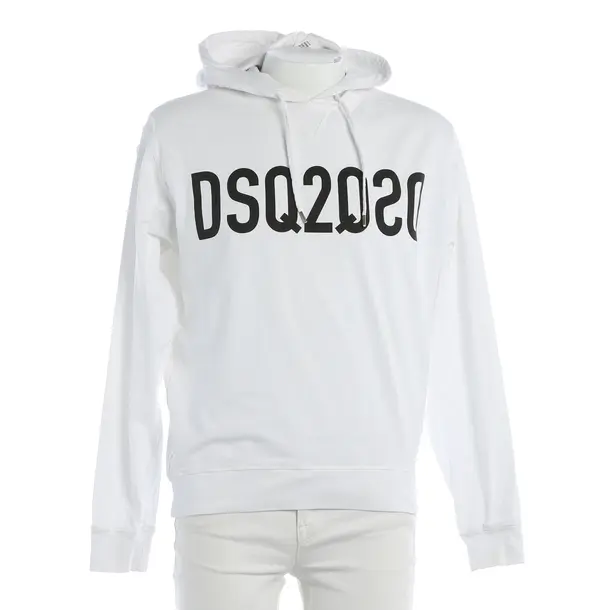 Hoodie, in White, Cotton, Dsquared
