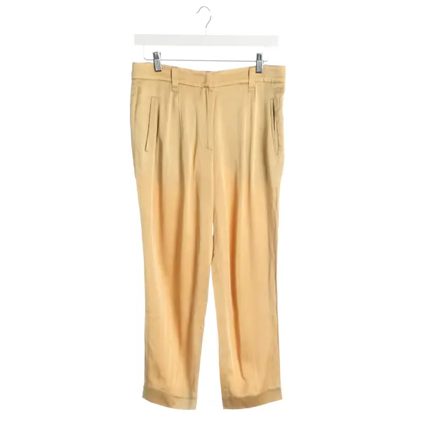 Pants, in Gold, Acetate, Brunello Cucinelli