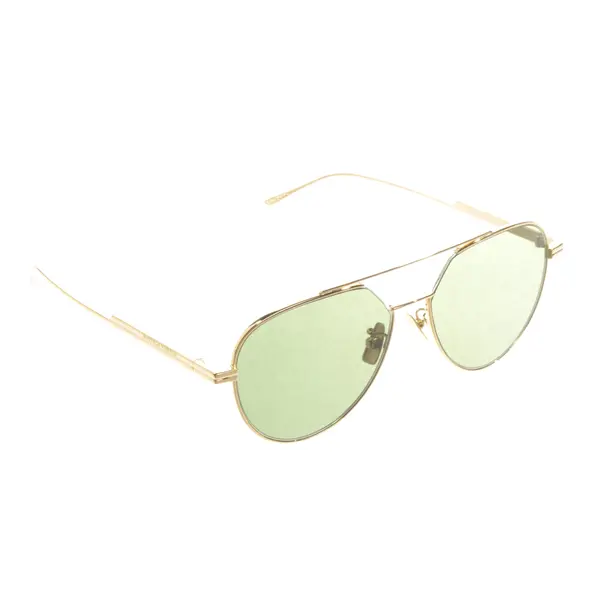 Sunglasses, in Gold, Metal, Bottega Veneta