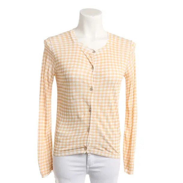 Strickjacke, in Orange, Viskose, Bottega Veneta