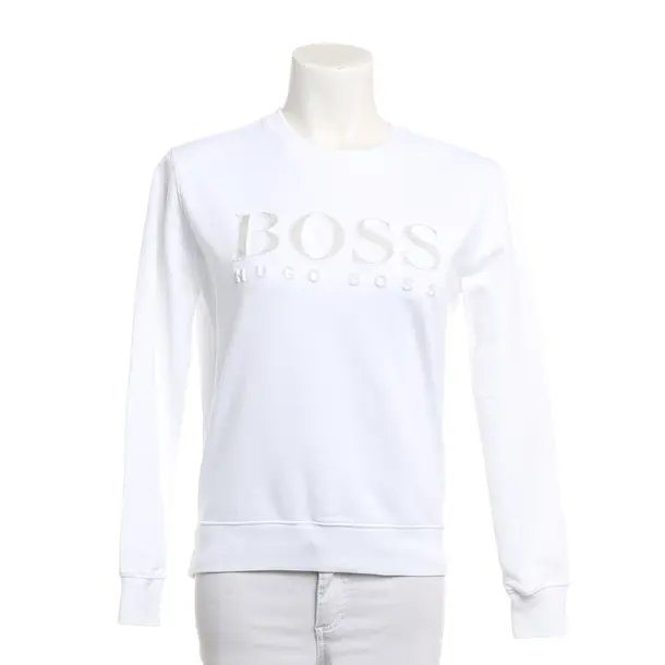 Sweatshirt, in White, Cotton, Hugo Boss Orange