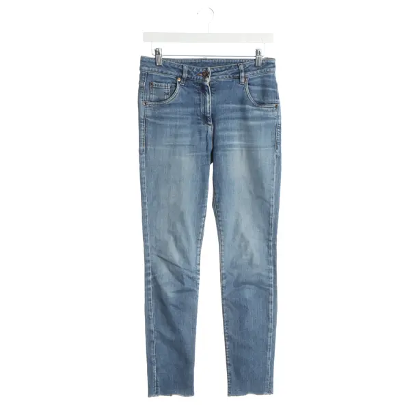 Skinny Jeans, in Blue, Cotton, Brunello Cucinelli