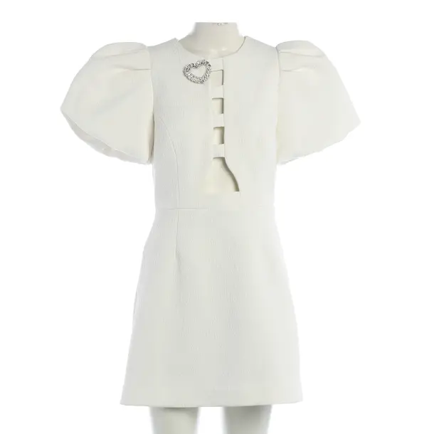 Cocktail Dress, in White, Polyester, Rebecca Vallance