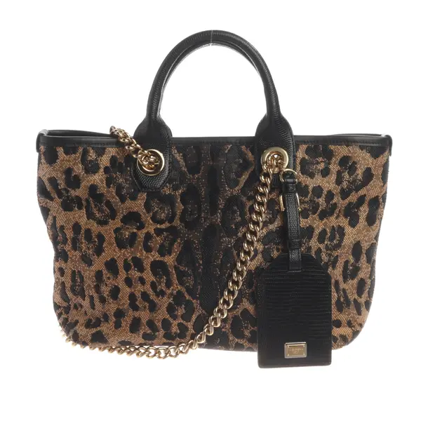 Handbag, in Black, Cotton, Dolce & Gabbana