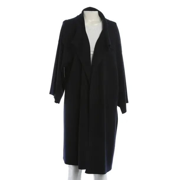 Mid-Season Coat, in Navy, Wool, Max Mara