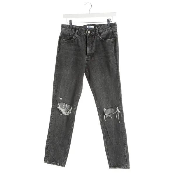 Slim Fit Jeans, in Gray, Cotton, Anine Bing