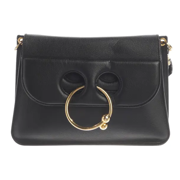Shoulder Bag, in Black, Leather, JW Anderson