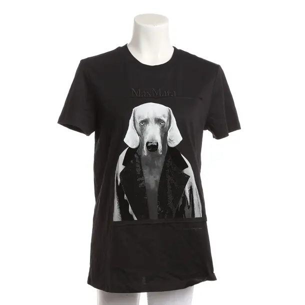 Shirt, in Black, Cotton, Max Mara