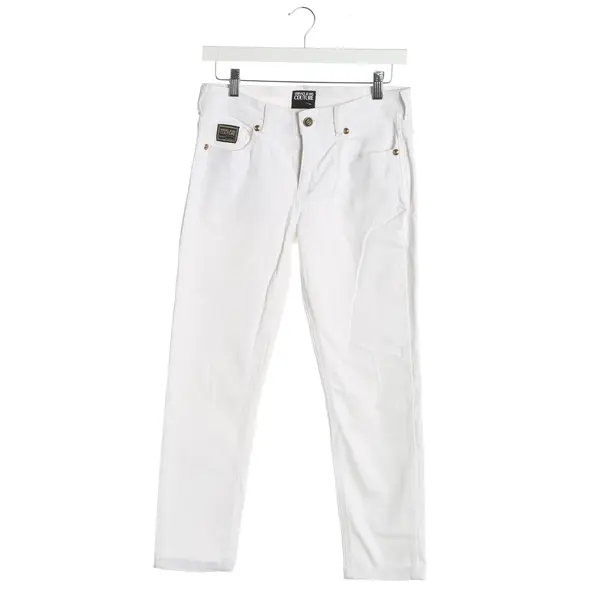 Jeans Slim Fit, in Weiß, Baumwolle, Versace Jeans Couture