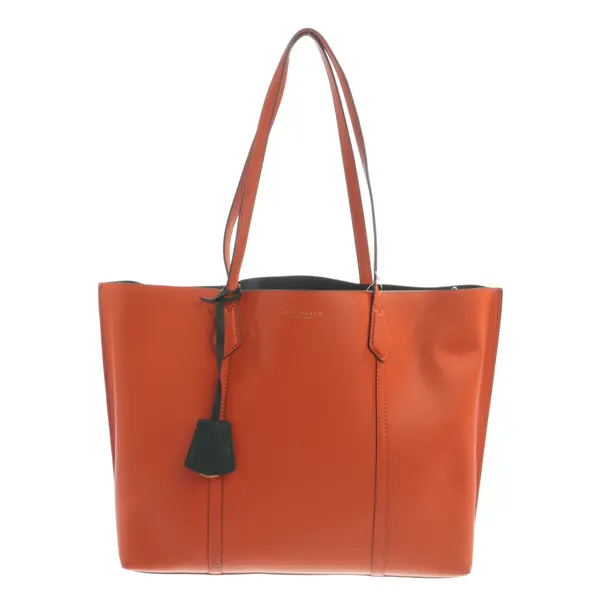 Schultertasche, in Orange, Leder, Tory Burch