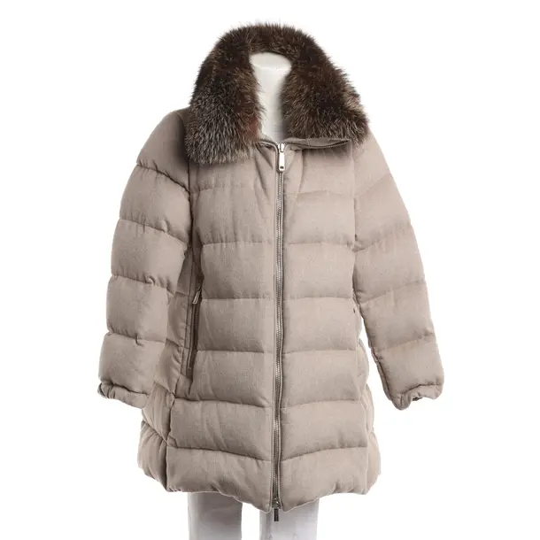 Winterjacke, in Hellbraun, Wolle, MooRER