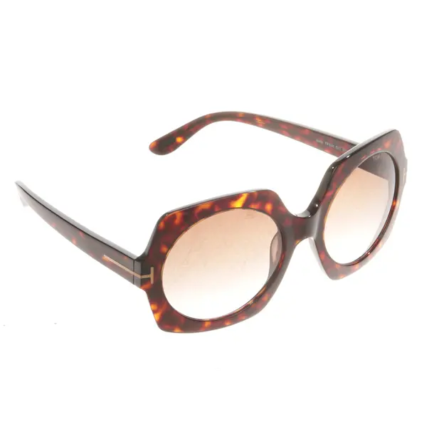 Sonnenbrille, in Dunkelbraun, Kunststoff, Tom Ford