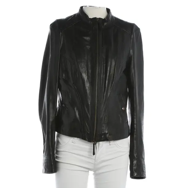 LeatherJacket, in Black, Leather, Hugo Boss Orange