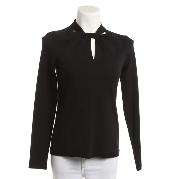 Long Sleeve Shirt, in Black, Cotton, Marc Cain