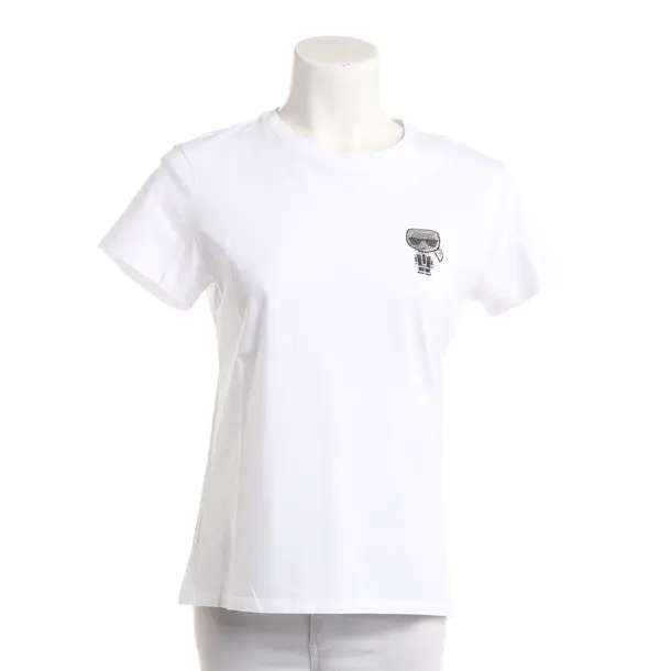 Camicia, in Bianco, Cotone, Karl Lagerfeld