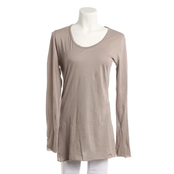 Long Sleeve Shirt, in Light Brown, Cotton, Iheart