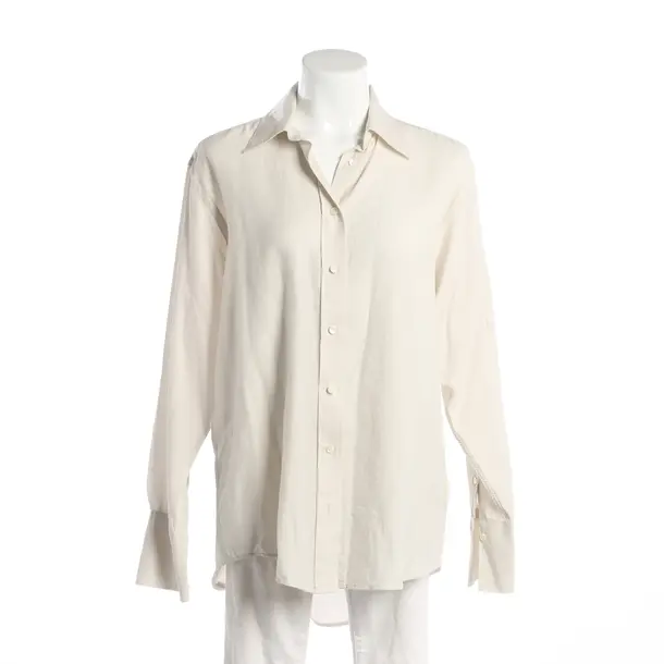 Bluse, in Beige, Baumwolle, Closed