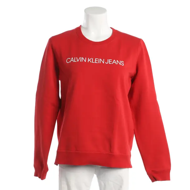Sweatshirt, in Red, Cotton, Calvin Klein
