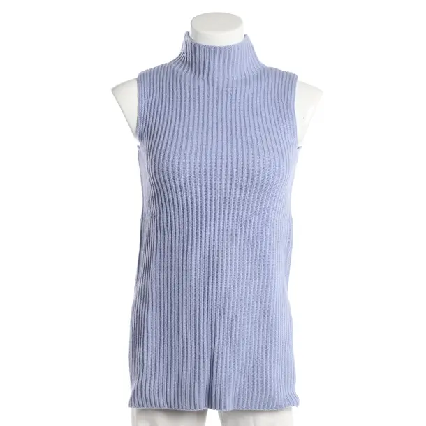 Sweater Vest, in Light Blue, Wool, Escada