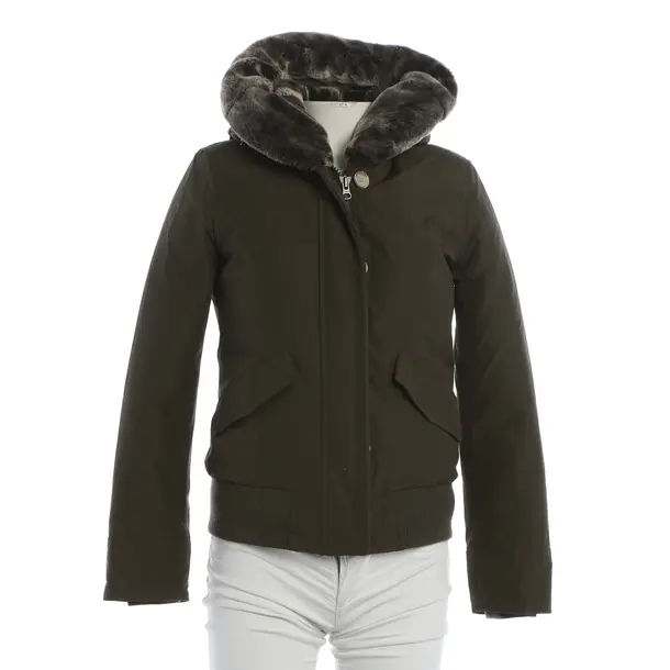 Giacca invernale, in Verde oliva, Cotone, Woolrich