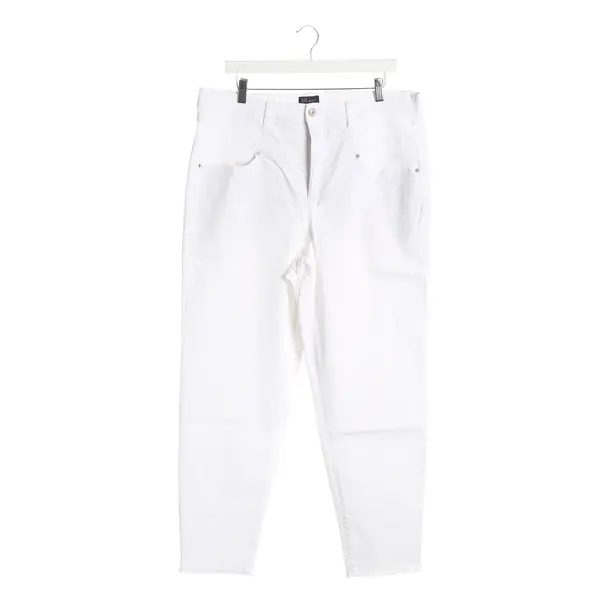 Jeans Straight Fit, in Weiß, Baumwolle, Raffaello Rossi