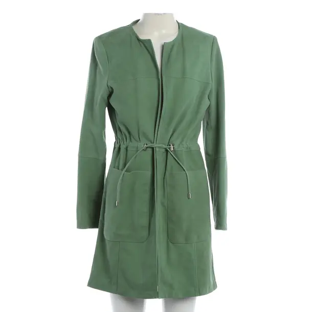 Cappotto in pelle, in Verde, Pelle, Steffen Schraut