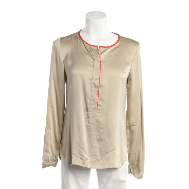 Blouse, in Gold, Silk, Van Laack