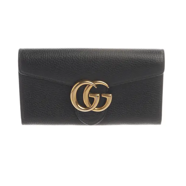 Geldbörse, in Schwarz, Leder, Gucci