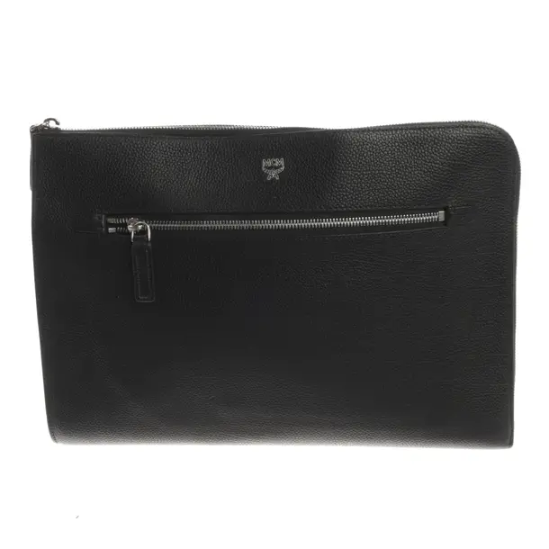 Aktentasche, in Schwarz, Leder, MCM