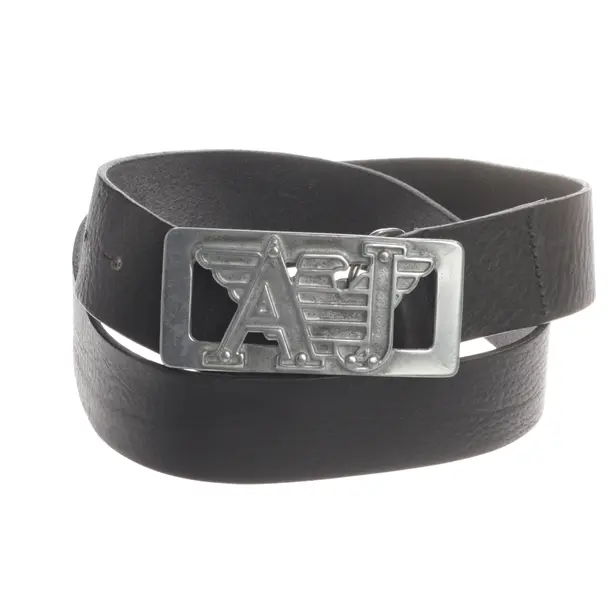 Belt, in Black, Leather, Armani Jeans