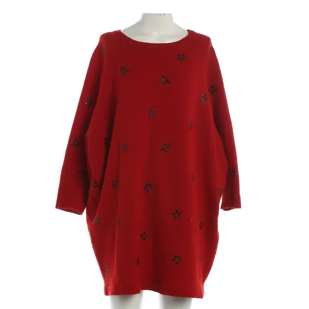 Kleid, in Rot, Wolle, Saint Laurent