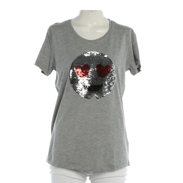 Shirt, in Gray, Cotton, Quantum Courage