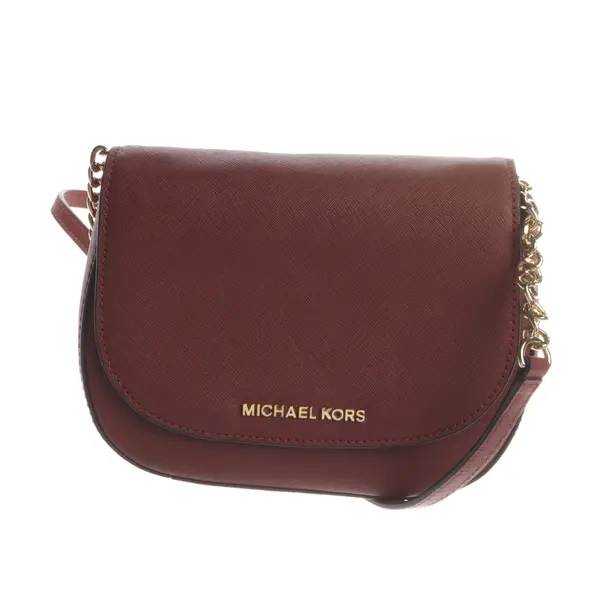 Shoulder Bag, in Bordeaux, Leather, Michael Kors