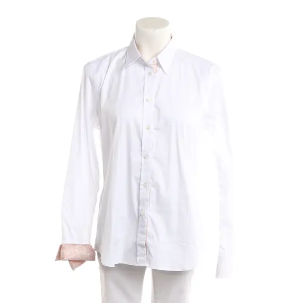 Bluse, in Weiß, Baumwolle, Caliban