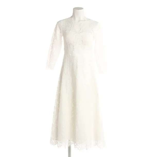 Cocktail Dress, in White, Cotton, Ivy Oak
