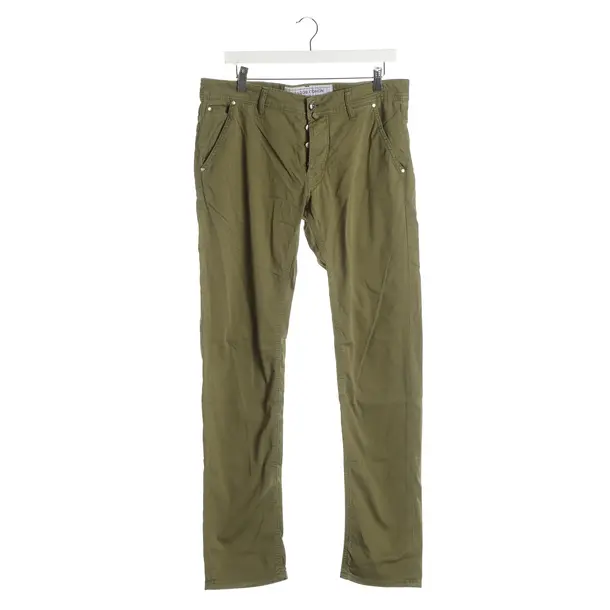 Hose, in Olivgrün, Baumwolle, Jacob Cohen