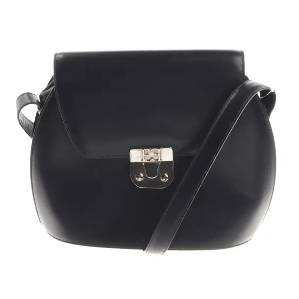 Umhängetasche, in Navy, Leder, Escada